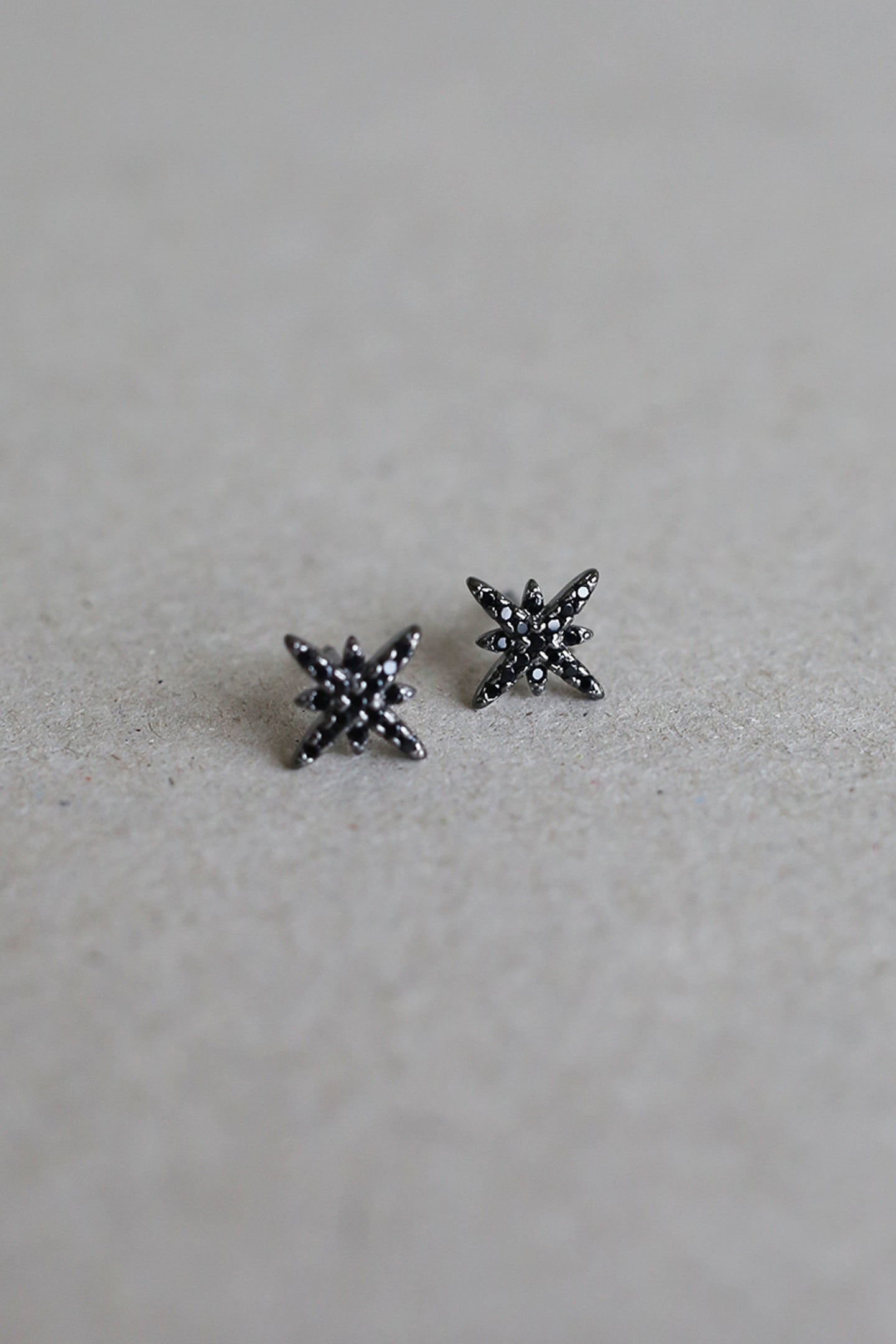 Aurora Studs in Ebony